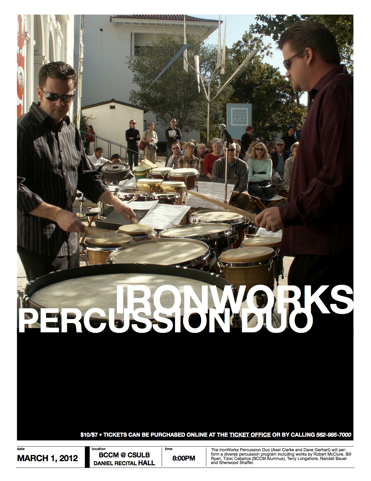 IronWorks Percussion Duo Concert