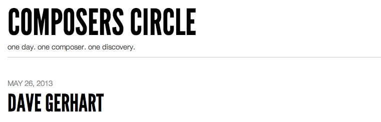 Composers Circle